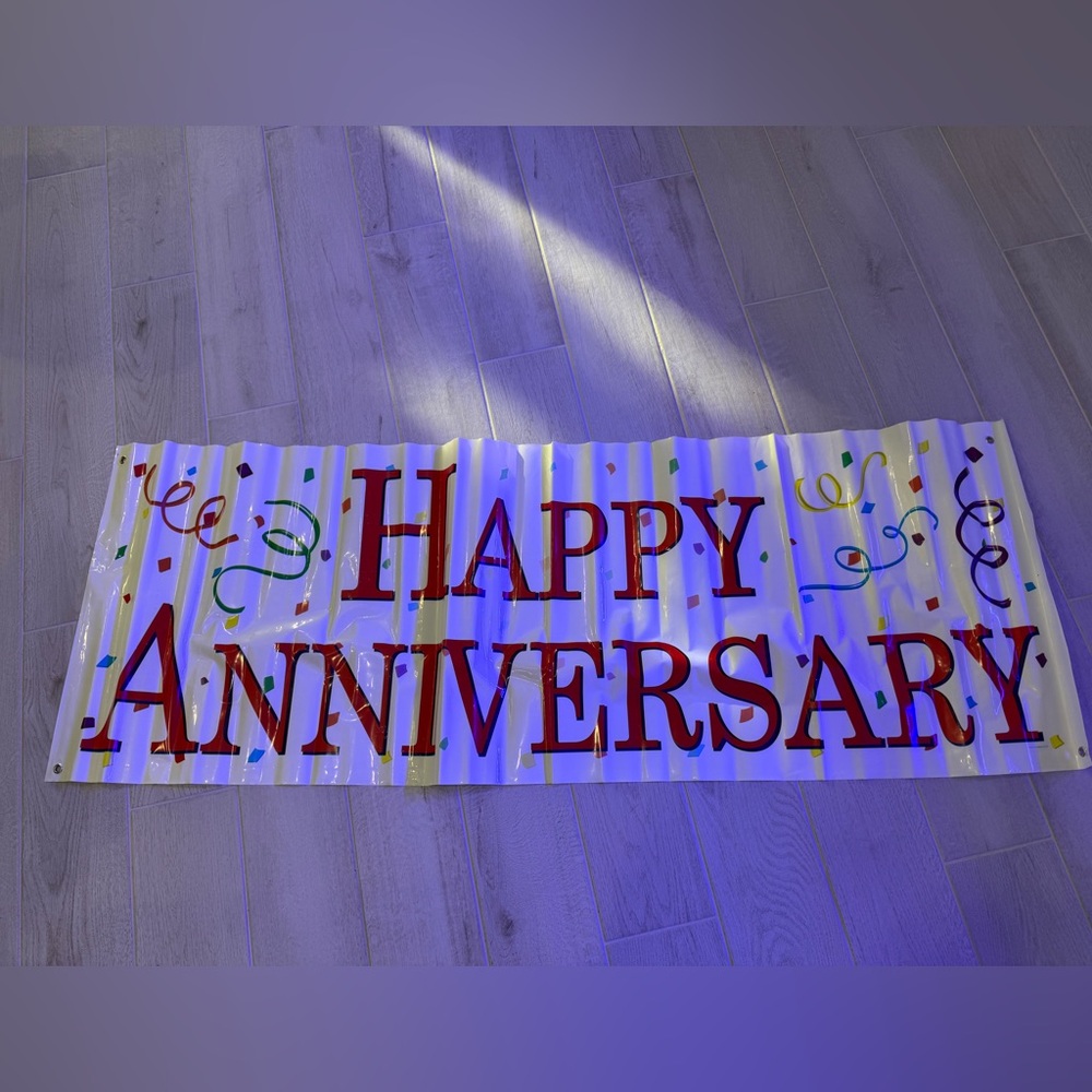 FREE with Purchase: Happy Anniversary & Happy 30th banners